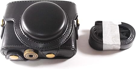 Amazon Sony Dsc Rx100m3 Cyber Shot 専用 高級合皮レザー カメラケース ネックストラップ クリーニングクロス付き ソニー サイバーショット 2 1 ブラック カメラバック ケース 通販