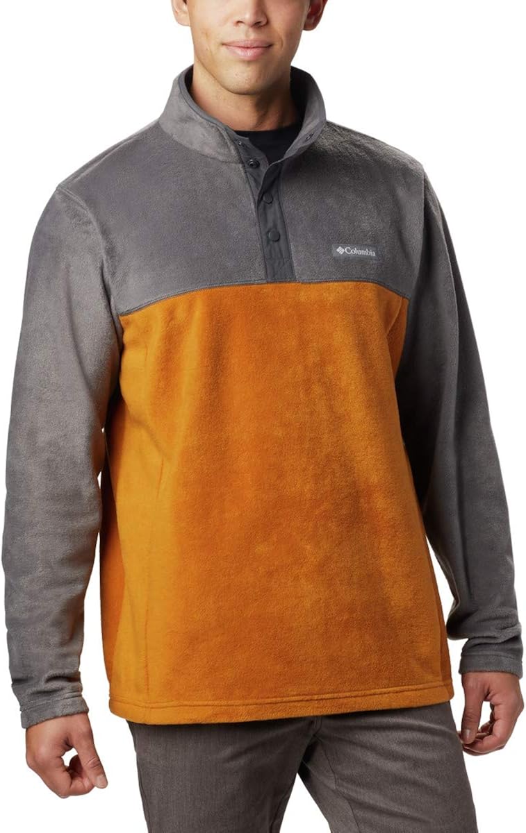 Columbia Men’s Steens Mountain 1/2 Snap Fleece Pullover, Winter Jacket