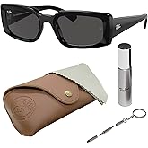 Ray-Ban RB4395 KILIANE BIO-BASED Square-Round Shaped Sunglasses for Men & Women with Official RAYBAN Eyewear Kit