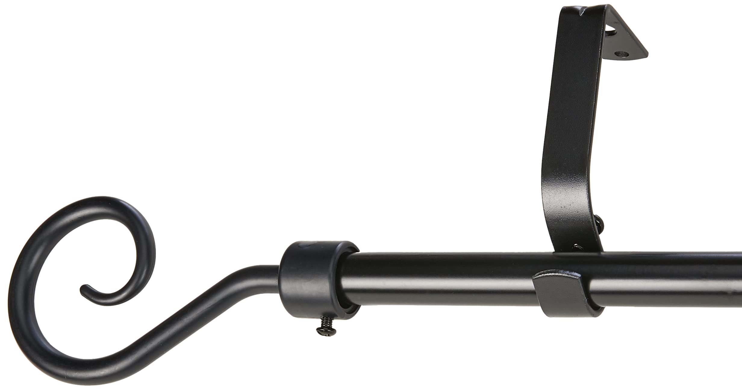 Gardinia Ø 16/13 mm 130-240, Metal, Set Hook Black, 130-240 cm, 5856