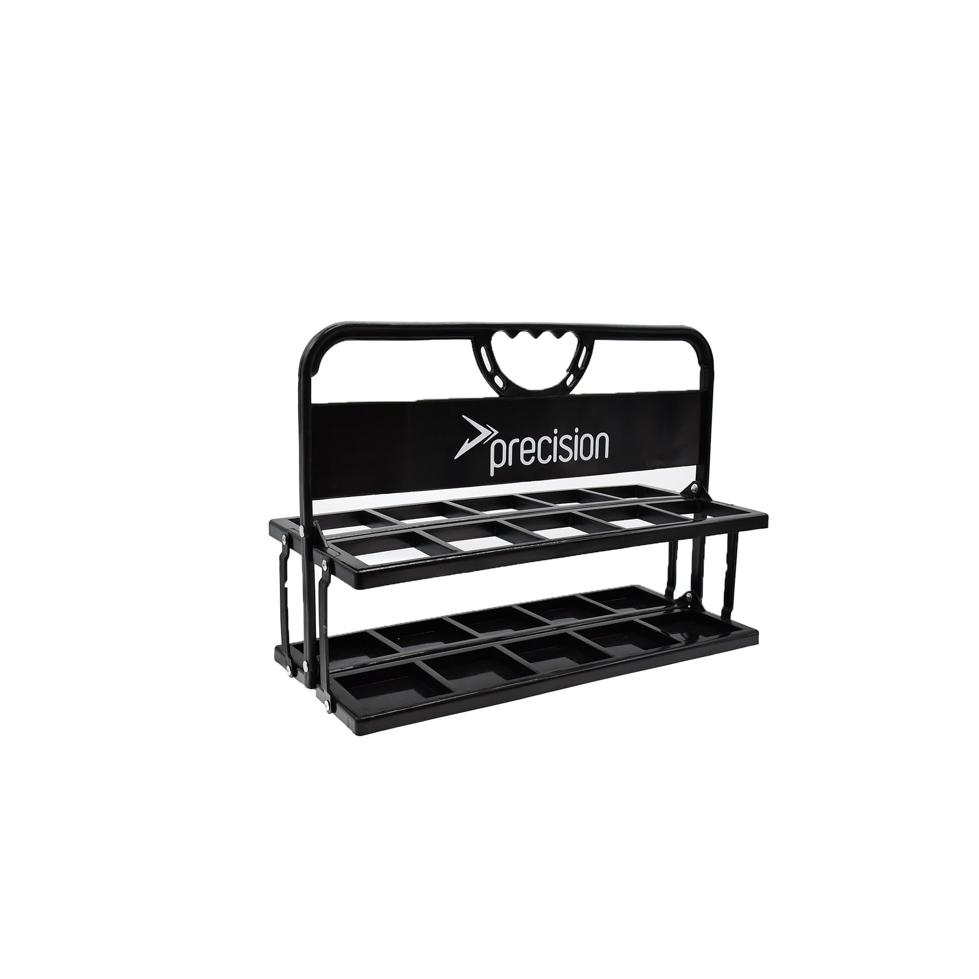 Precision Training 10 Bottle Folding Carrier - Bottles Not Included, white - red, one size, K-REY-TR850