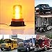 Gledto Automotive Emergency Strobe Lights - 30 LEDs 15W Waterproof Hazard Warning Flash Light for Car, Truck, Amber Yellow