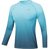 Men's Long Sleeve Swim Shirts Rash Guard Shirts UPF 50+ Sun Protection Quick Dry T-Shirt Athletic Workout Running Tops Shirts