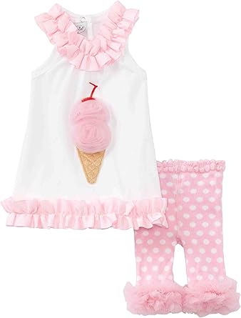 baby girl cream leggings