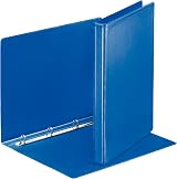 Esselte 4 Ring Binder PP 16 mm Spine A4 Blue 140 Sheets