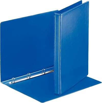 Esselte 4 Ring Binder PP 16 mm Spine A4 Blue 140 Sheets