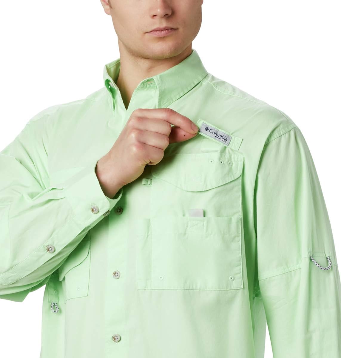 Columbia Mens PFG Bonehead Long Sleeve Shirt, Cotton, Relaxed Fit: Clothing