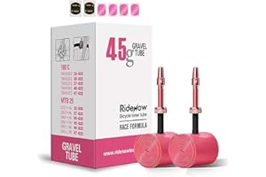 COOMENG 2 Pack RideNow TPU Inner Tubes 700C x 18-32C / 32-47C with 45mm/65mm/85mm Metal Presta Valve, Removable Valve Cores for All Road or Gravel Bike (Include Bike Tube Patch Repair Kit)