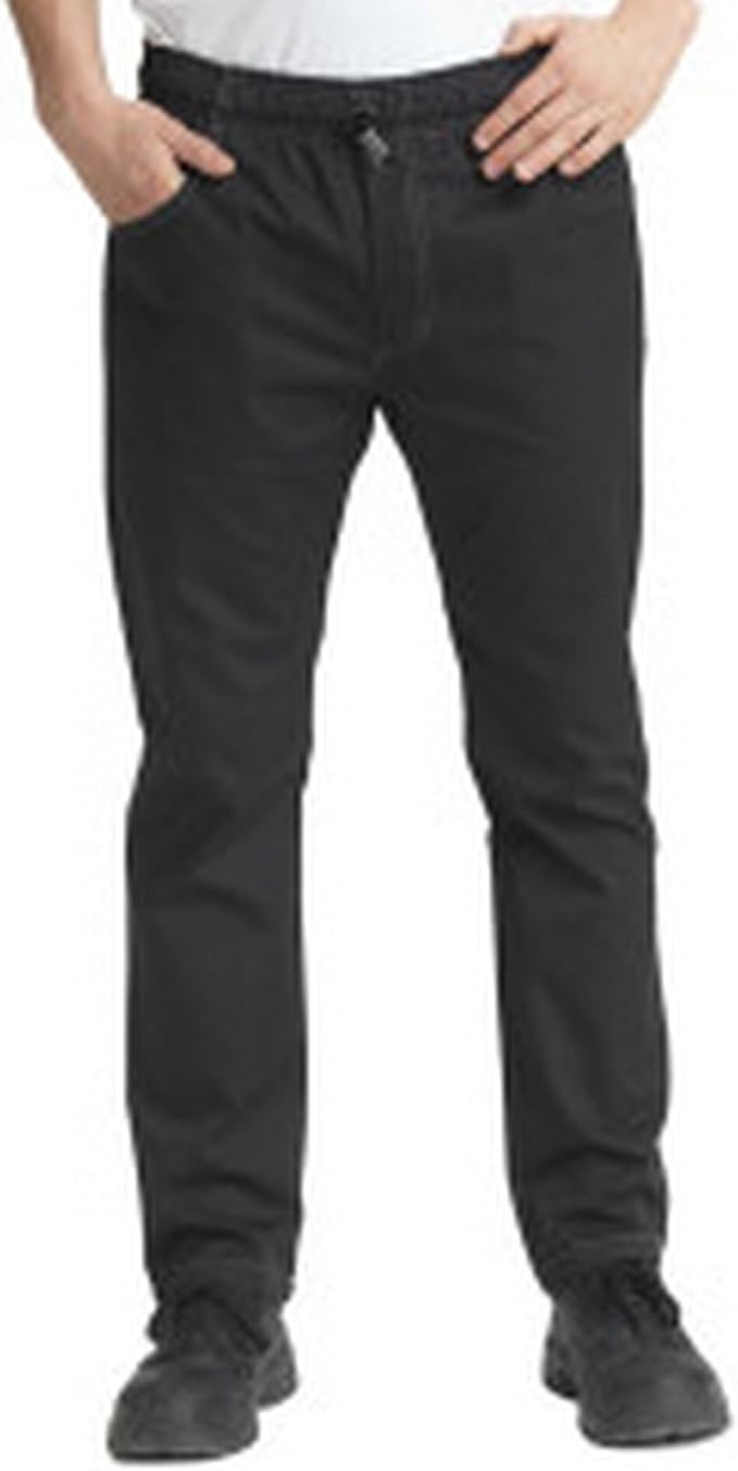 Le Chef - Pantalones Ajustados Estilo Hombre (S) (Negro Jet): Amazon.es: Ropa y accesorios