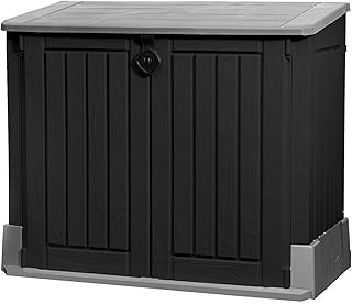 Keter Mülltonnenbox Store it Out Midi, Schwarz, 845L