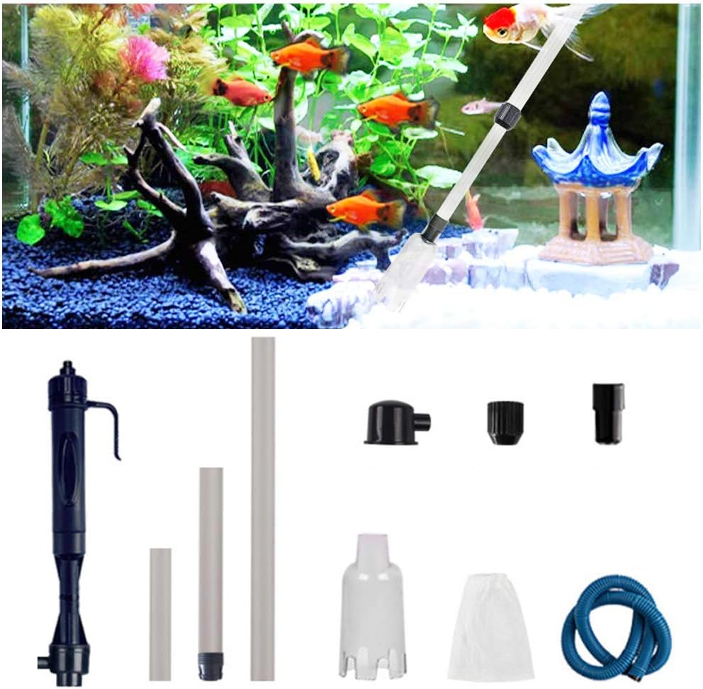 Amazon 電動水交換ポンプ クリーナー 砂清掃 水清掃機 水替え 水槽清掃 お掃除 藻類 コケ 熱帯魚 淡水魚 海水魚 調整可能 水族館 家庭用 Rocomoco 水交換用具 通販