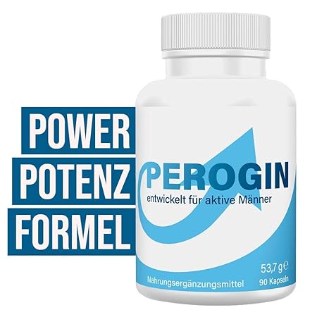 PEROGIN Power-Potenzmittel für Männer, Erektion und Testosteron Booster, rezeptfrei, 90 Potenzpillen