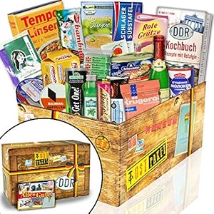 Ostpakete „DDR SPEZIALITÄTEN BOX“ / Geschenke zu Geburtstag für Freundin
