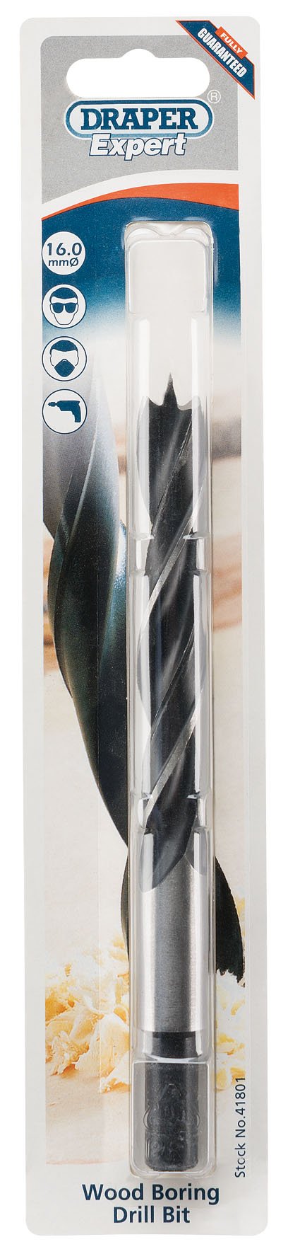 Draper 41801 Expert Wood Drill Bit, 16.0mm Ø