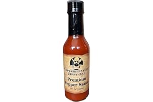 Pepper Belly Pete's Zippy-Zap Gourmet Hot Sauce-Pepper Sauce-Premium Red Cayenne 5oz