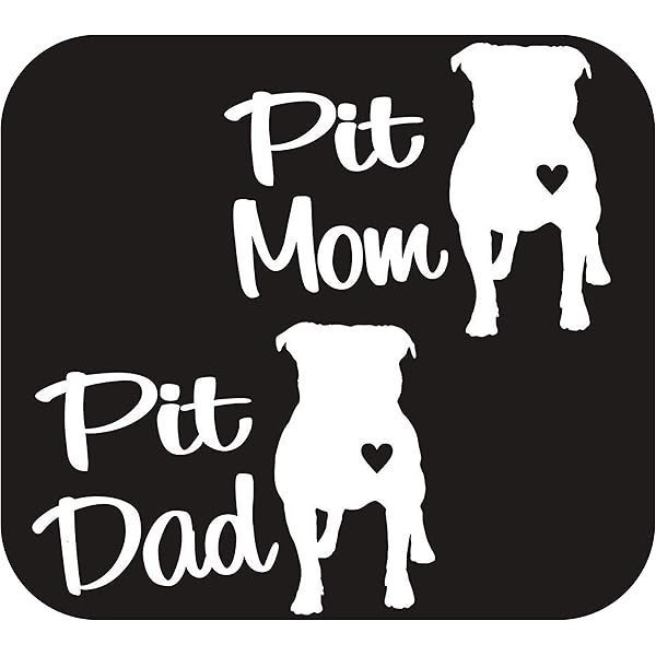pitbull dad decal