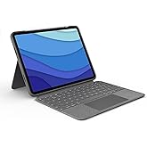 Logitech Combo Touch iPad Pro 11-inch (1st, 2nd, 3rd, 4th gen - 2018, 2020, 2021, 2022) Keyboard Case - Detachable Backlit Ke