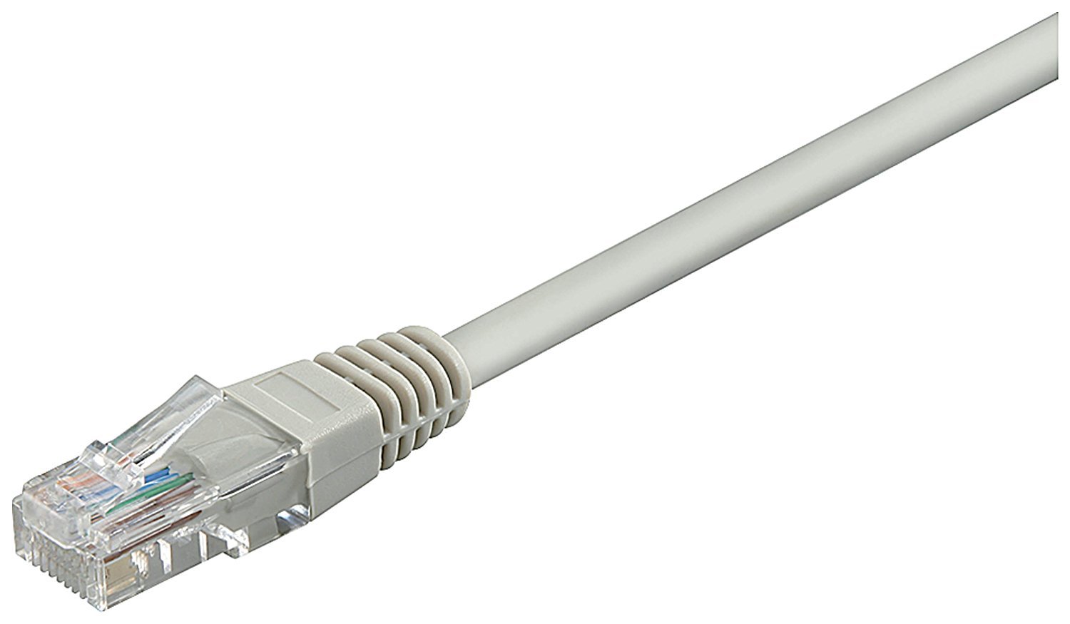 Goobay 68444 CAT 6 Patchcable, U/UTP, Grey, 10m Cable Length