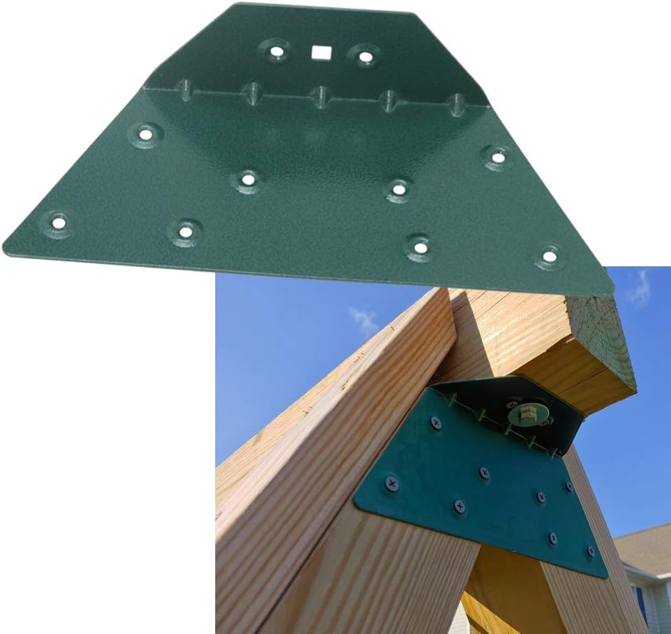 vikofan 2 Pcs EZ Frame Bracket Fit for Swing Set Swing Beam: Home Improvement