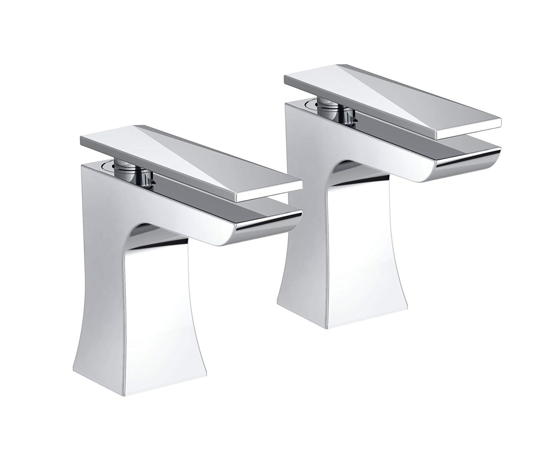 Bristan EBY 3/4 C Ebony Bath Taps, Chrome