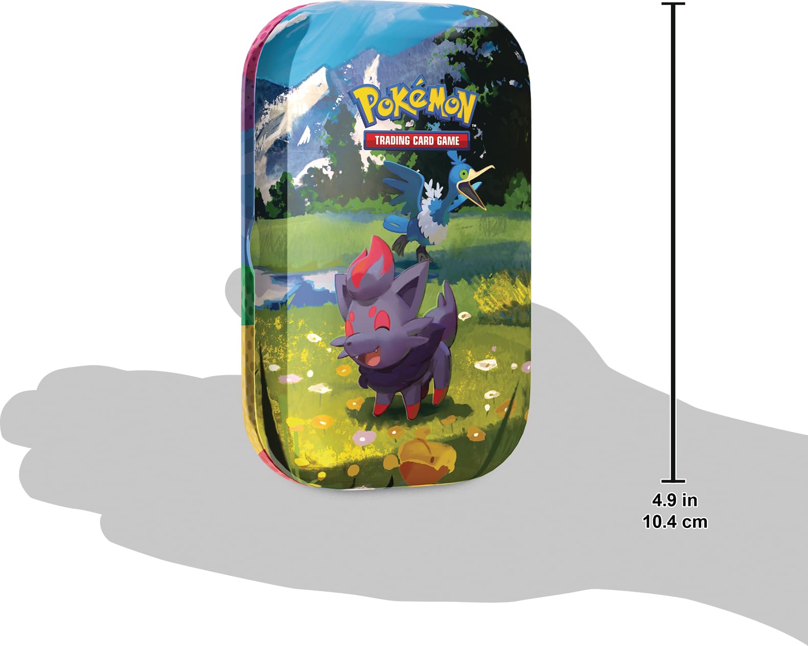 Pokémon-Sammelkartenspiel: Mini-Tin-Box Mega-Entwicklung – Erhabene Helden: Zorua und Urgl (1 Stickerbogen, 1 Pokémon-Bildkarte und 2 Boosterpacks) 7