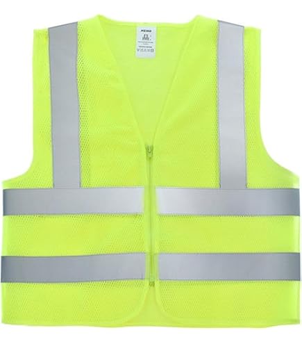 RADWEAR SV69 Class 2 Surveyor Safety Vest – Reflective Mesh/Solid, Plan Pocket, Tablet Pockets, ANSI Certified