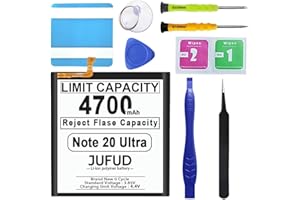 4700mAh Replacement Battery for Samsung Galaxy Note 20 Ultra with Repair Kit - High-Capacity Battery Compatible with SM-N985 