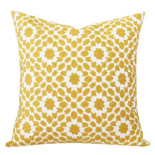 yellow throw pillow covers