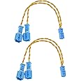 Micro Traders 2Pcs Speaker Tweeter Wiring Harness Connector Compatible with BMW X1/X3/X5 F10/F18/F30/F20/E60/E90/E70 Speaker Harness