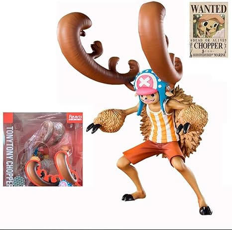 Amazon Com Xuda One Piece th Anniversary Tony Tony Chopper Anime Action Figure Pvc 5 5 Inch Home Kitchen