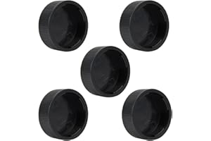 ZJchao Camera Lens Cover, Lens Cap 5Pcs Plastic Rear Cap Protective Cover Fits for Leica M6/7/8 LM Camera