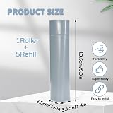 LELE LIFE Mini Lint Roller Blue with 5 Refills 200 Sheets Portable Travel Extra view 2