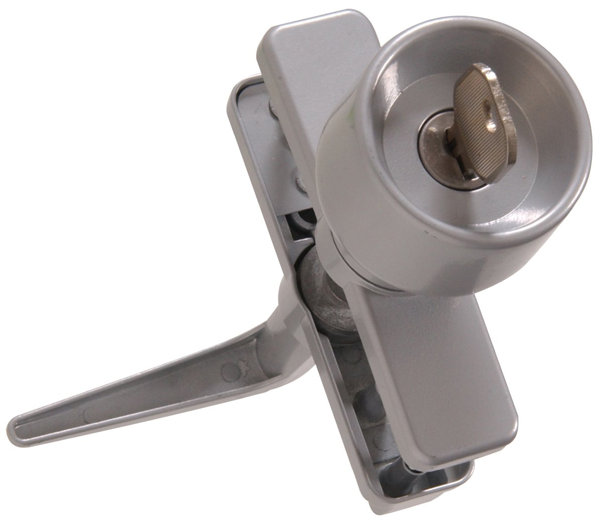 The Hillman Group 853133 Keyed Knob Latch Silver 1Pack