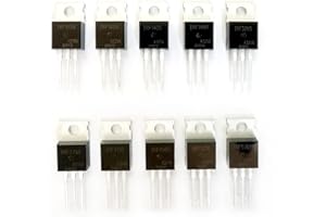 TQDLYKHS New 30Pcs for IRF1010E IRF1404 IRF1405 IRF1407 IRF3205 IRF3708 IRF3710 IRF4905 IRF5210 IRF5305 10kinds x3pcs TO-220 Mosfet Transistors