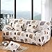 Bluecookies Printed Stretch Sofa Cover 1-Piece Spandex Fabric Couch Slipcover Protector Color Block