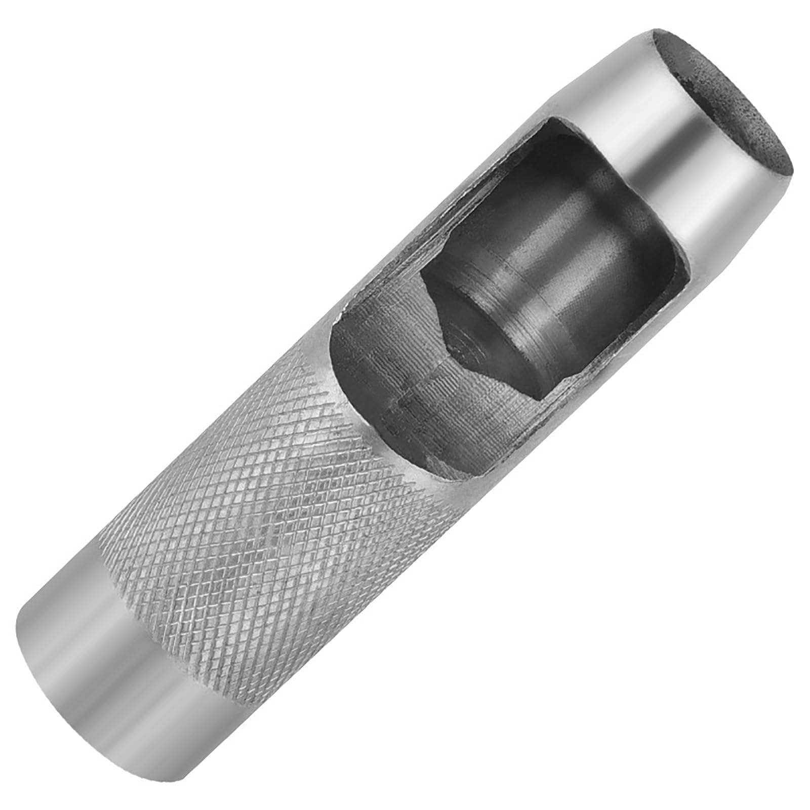 Utoolmart Leather Craft Hollow Hole Punch, Round Hollow Punch, Craft Punch Tool, Hollow Hole Punch Cutter Tool, Round Carbon Steel Leather Craft Hole Punch, 25mm Hole Punch, 1 Pcs
