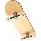 Professional 6-Layer Bamboo Fingerboard Mini Skateboard Complete100x33mm Deck +Axle Washers 34mm Silvery Trucks | Old School 20th Anniversary Edition Ice Wheels