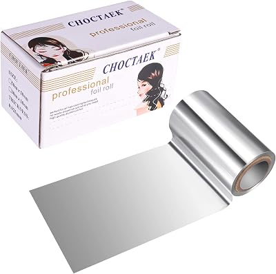Fuyamp 1 Pack 30 M Silver Hair Foil 10 cm Width Aluminium Hair Highlighting Roll