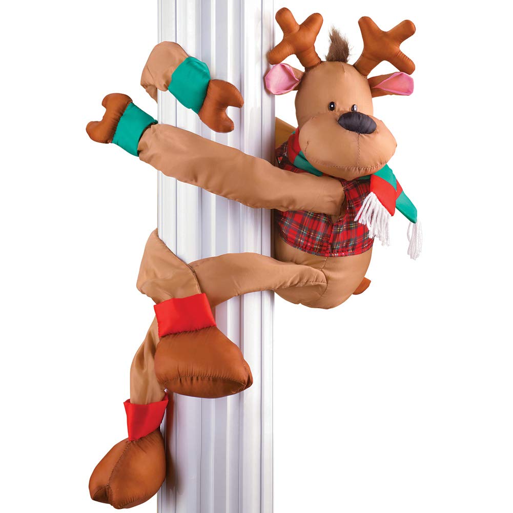 Poseable Reindeer Christmas Greeter Decoration Amazon.co.uk Garden
