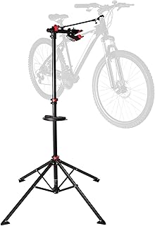 Ultrasport Fahrradmontageständer, robuster Fahrradständer, auch fürs Mountainbike – Reparaturständer für Fahrräder aller Art bis 30 kg, mit sinnvollen Features für die Fahrradreparatur