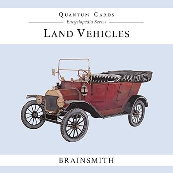 Brainsmith Quantum Flash Cards, Land Vehicles - Educational Flashcard Set for Toddlers and Kids (8 months to 8 years) for Visual and Brain Development