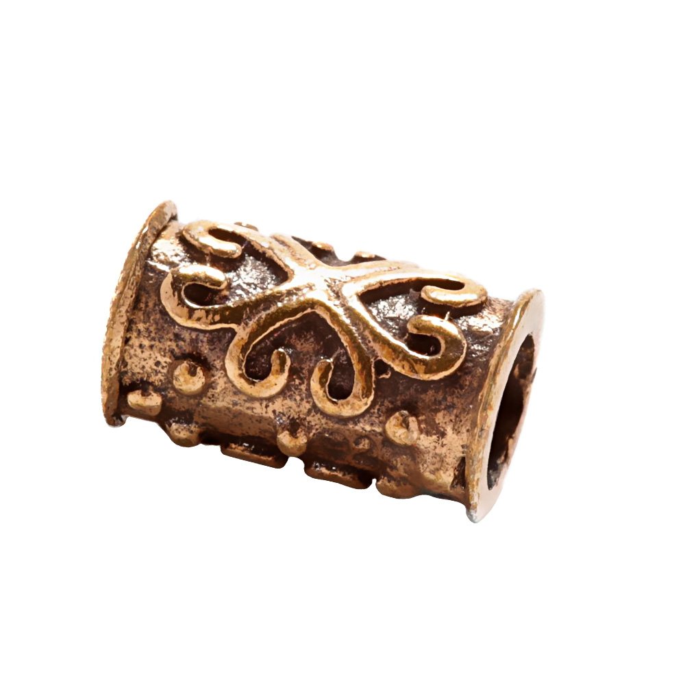 NKlaus Viking hair beard bead KNUD hair ornament bronze 7671