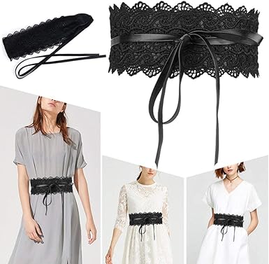 Ceintures Fantaisie Et Specialty Mmrm Ceinture Femme Elastique Large Avec Dentelle Pour Femmes Robe De Mariee Taille Band Ceintur Fantaisie Accessoires