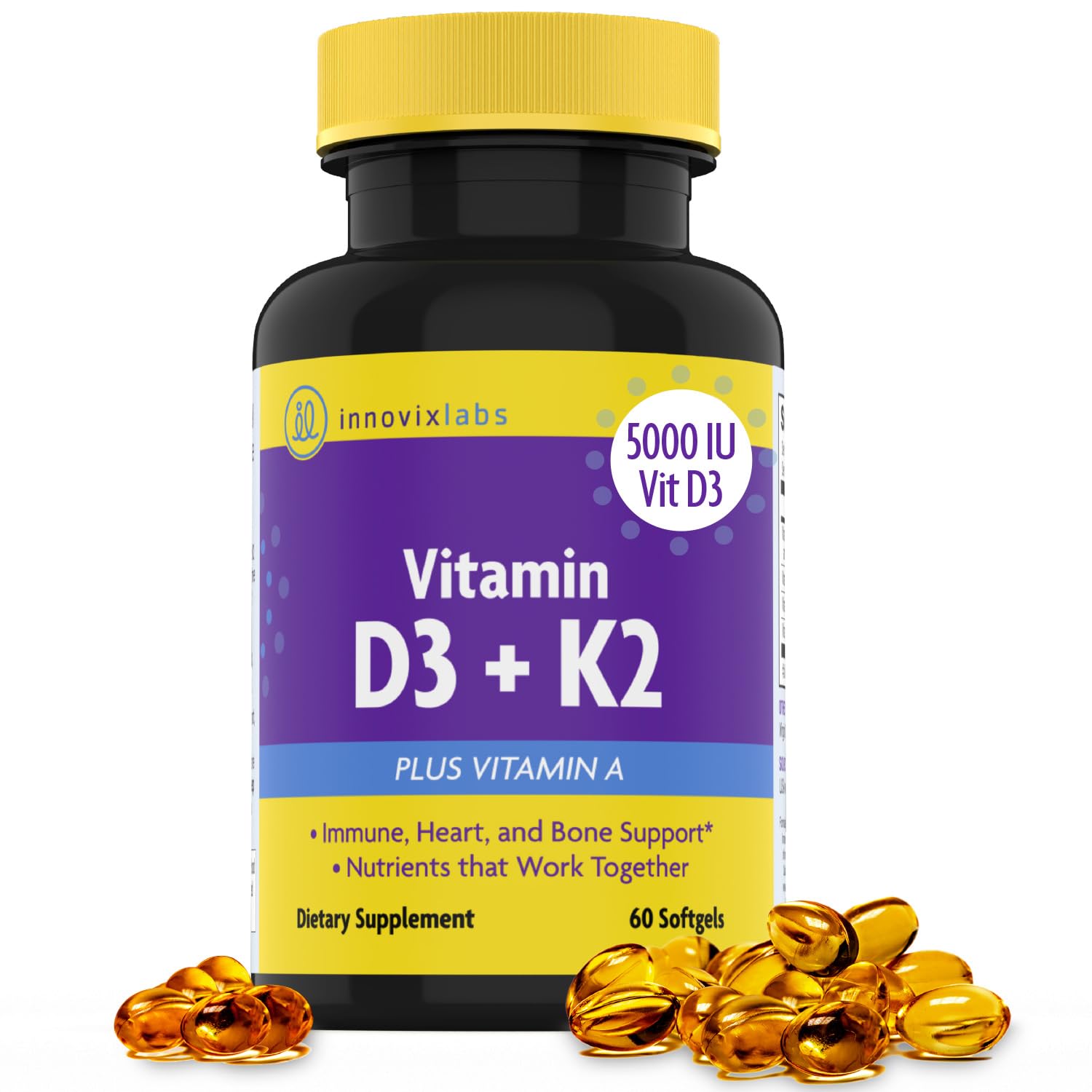 Mua Vitamin D3 K2 Supplement ADK with VIT D3 5000 IU & Vitamin A
