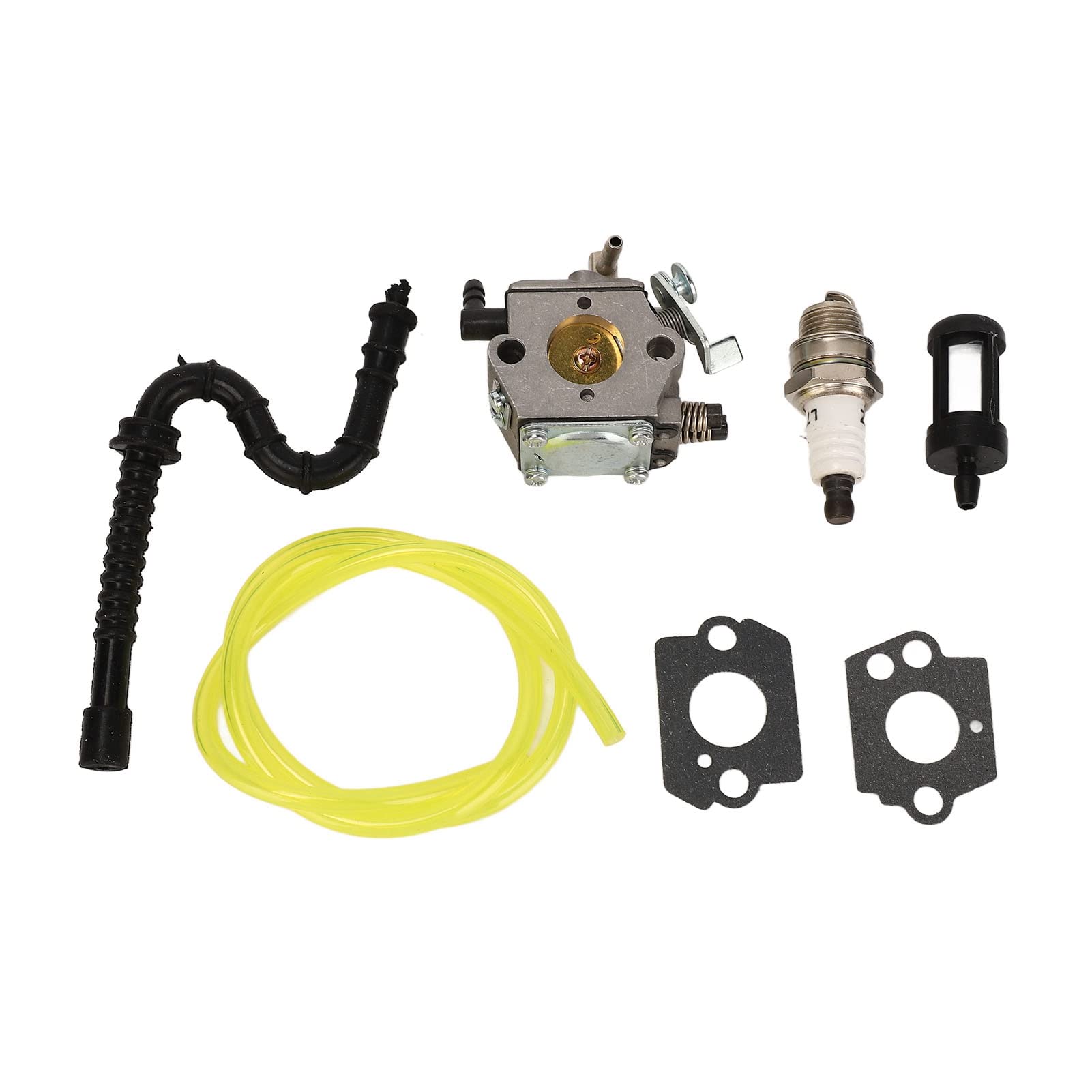 028 028AV 028 Chainsaw Carburetor Kit,Repair Kit,Carburetor Spark Plug with Fuel Pipe and Filter Chainsaw Replacement Parts