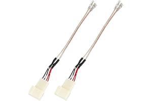 RED WOLF Car Front Door Dash Pro Tweeter Audio Speaker Wiring Harness for 2010-2019 Toyota Corolla, 2008-2019 Toyota Highland