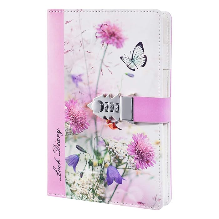 Buy ZXHQ PU Leather Refillable Journals for Girls with Lock, Lined