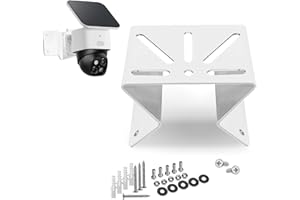 WiTi Metal Corner Mount for eufy soloCam s340, to Achieve a Wider View Range 270° on Both Sides of Exterior Wall Corner, Bracket for PTZ Camera Spray Coated Antirust for Outdoor and Indoor