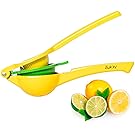 Top Rated Zulay Premium Quality Metal Lemon Lime Squeezer - Manual Citrus Press Juicer