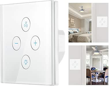 Interruptor de la lámpara del ventilador WiFi, interruptor inteligente